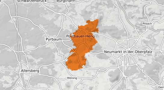 Mietspiegelkarte Postbauer Heng